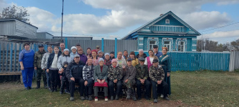 Выездная программа ко Дню пожилого человека в деревне Камылово. Кушкульский сельский клуб